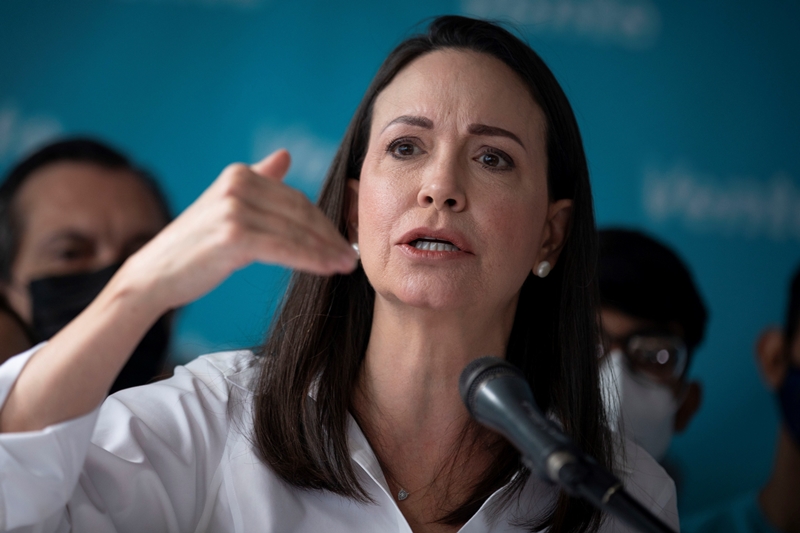 María Corina Machado denunció que tarjetas de la MUD y Un Nuevo Tiempo no tienen acceso para postularla como candidata presidencial
