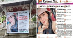 Familiares de Nayeli Cinco Martínez marcharon en Chiapas para exigir su localización