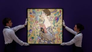 Klimt’s last painting “Lady with a Fan” broke an auction record
