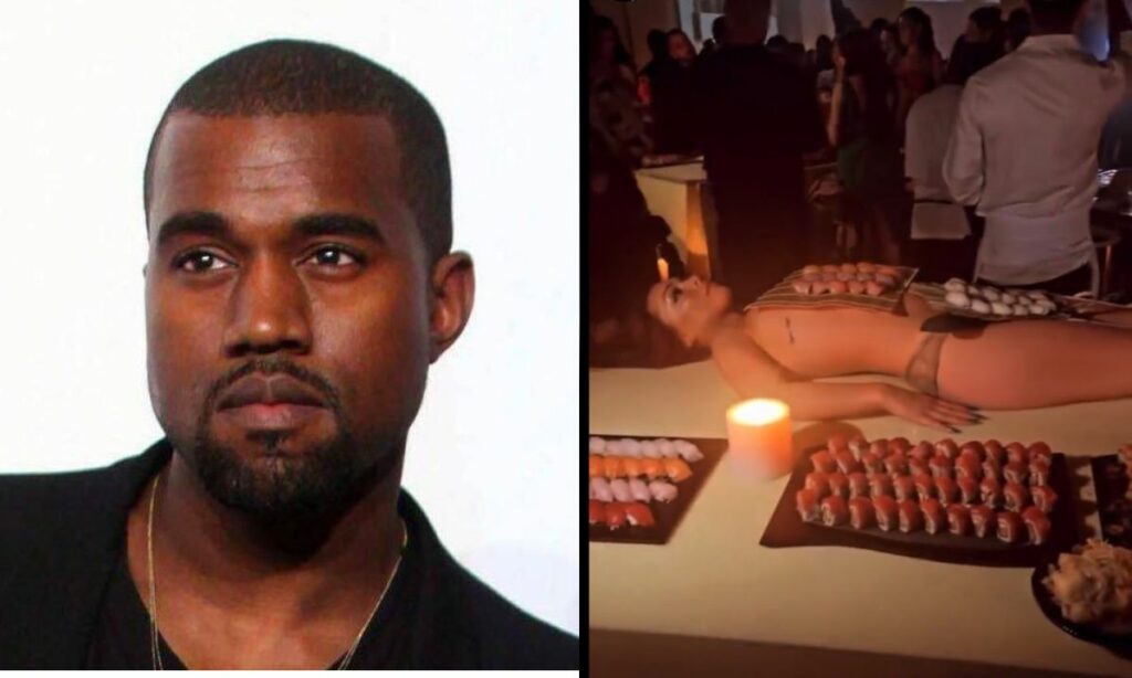 Kanye West genera polémica por servir comida sobre una mujer sin ropa - Gente - Cultura