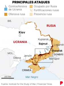 Las dificultades de la ofensiva de Ucrania quedan patentes en sus primeros compases