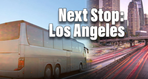 Llega a Los Ángeles autobús con 42 migrantes que viajaron desde Texas