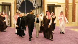 Maduro se reúne con el príncipe heredero de Arabia Saudita