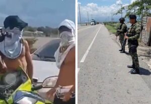 Militarizan vía Ciénaga -Barranquilla para evitar robos de encapuchados - Barranquilla - Colombia