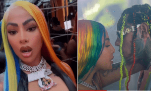 Video| 6ix9ine junto a Yailin La más viral arrojando billetes en una discoteca - Gente - Cultura