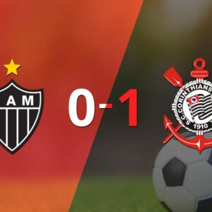 A Corinthians no le sobró nada, pero venció a Atlético Mineiro en su casa por 1 a 0