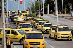 Barranquilla: reacción de taxistas por propuesta de alza de tarifas - Barranquilla - Colombia