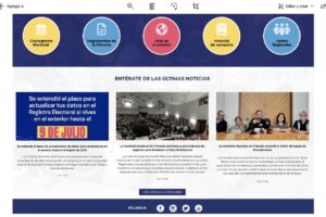 CNP lanza página para difundir información oficial y recibir contribuciones