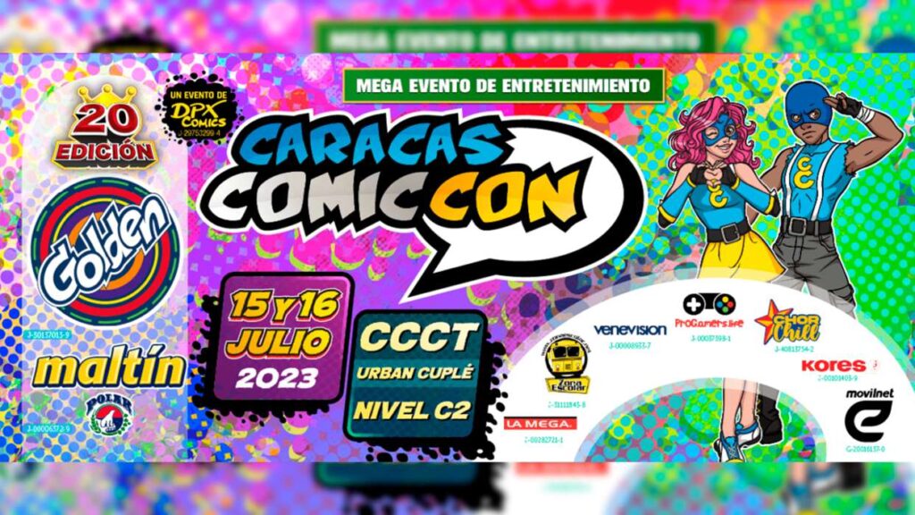 Caracas Comic Con celebrará su 20ma edición en julio