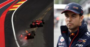 Checo Pérez con problemas en la carrera sprint del GP de Bélgica; Verstappen quedó primero