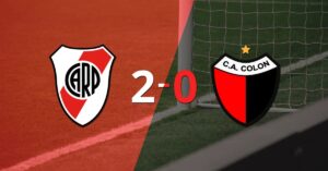 Colón cayó 2-0 en su visita a River Plate