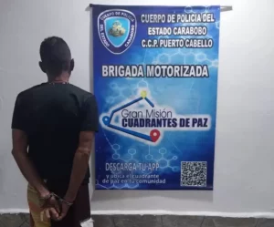 Detenidos dos sujetos en Puerto Cabello por Policarabobo