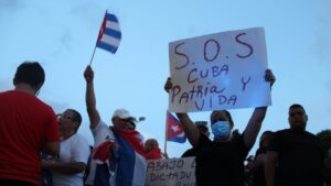 EEUU insta a liberar a los manifestantes encarcelados tras las históricas protestas del 11J, Cuba culpa a Washington