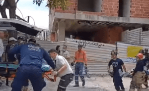 Emergencia en una obra en construcción en Barranquilla deja dos heridos - Barranquilla - Colombia