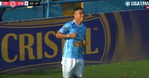 Golazo de Joao Grimaldo con remate cruzado en el Sporting Cristal vs Binacional por Liga 1