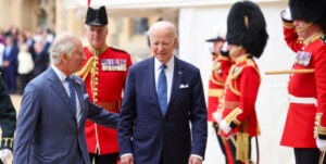 Guardia de Honor recibe al presidente Biden en Windsor