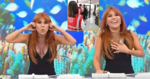 Magaly Medina reaparece bailando y riendo tras fiscalización de Sunafil a ATV: “Me voy a poner una cinta scotch en la boca”