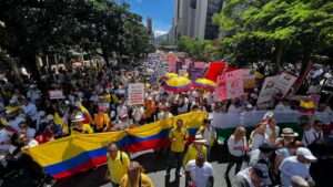 Marchas 19 de julio: minuto a minuto de la jornada en Medellín - Medellín - Colombia