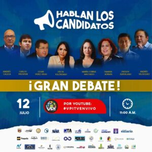 Ocho candidatos opositores participarán en un debate el próximo 12 de julio, con la ausencia de Henrique Capriles