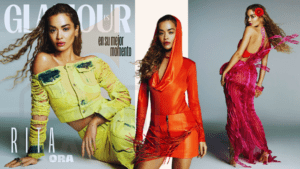 Rita Ora derrocha elegancia en portada de Glamour