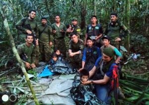 Salen del hospital los cuatro niños que estuvieron 40 días perdidos en la selva colombiana