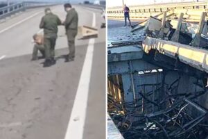 Ucrania reivindicó, de forma implícita, el ataque con explosivos en el puente de Crimea (+Video)