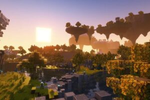 Un experto de Minecraft nos deja impactados al recrear a la perfección las islas aéreas de Zelda: Tears of the Kingdom