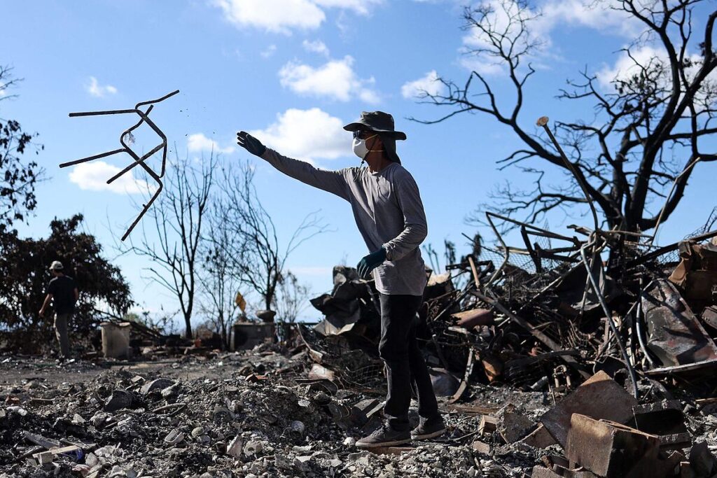 Ascienden a 89 los muertos por los incendios en Hawai y son ya los ms letales del ltimo siglo en EEUU