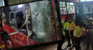 Choque de dos buses de Transmilenio habría sido ocasionado por mujer borracha
