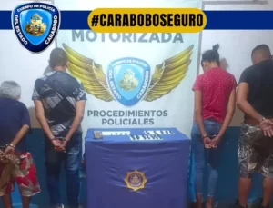 Detenidos miembros de la banda "El Satánico" y "La San Juan" por Policarabobo