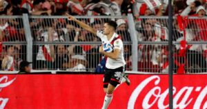 Dos corridas frenéticas, dos goles: los gritos de Pablo Solari para el triunfo de River Plate ante Inter por la Copa Libertadores