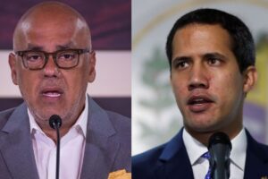 El altercado 2.0 entre Jorge Rodríguez y Juan Guaidó: "mal bañao"