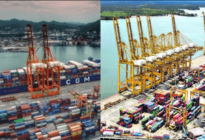 El buque más grande de contenedores arriba a Colombia por Buenaventura - Cali - Colombia