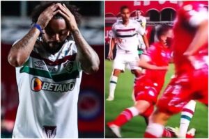El desgarrador momento cuando Marcelo rompe la pierna de un rival en la Libertadores (+Videos muy sensibles)