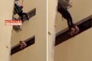 El impresionante rescate de un hombre que intentó suicidarse en Barquisimeto durante una crisis nerviosa (+Video)