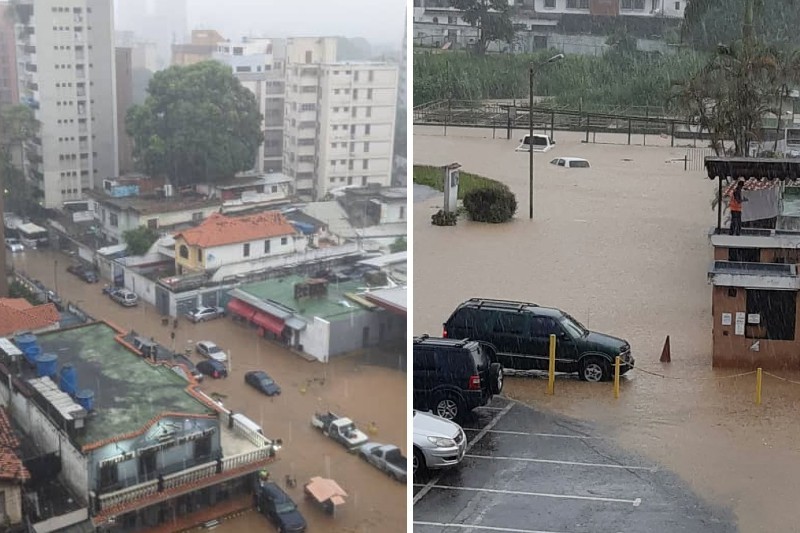Fuertes vientos y lluvias en Caracas este #25Ago causaron desastres en Caracas y Miranda (+Fotos y videos)