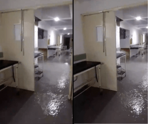 Hospital de Barbosa se inunda cada vez que llueve - Santander - Colombia