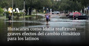 Huracanes como Idalia reafirman graves efectos del cambio climático para los latinos
