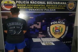 Incautan envoltorios de marihuana y crack a individuo en Maracaibo