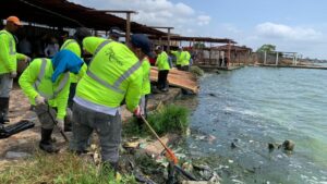 Inicia saneamiento de 30 km de costa del Lago en Rosario de Perijá