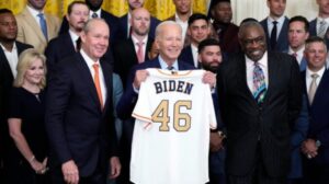 Joe Biden recibe a los Astros de Houston en la Casa Blanca