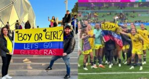 Jugadoras de Selección Colombia ayudaron a pareja a revelar género de su hijo