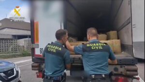 La Guardia Civil ha aprehendido dos toneladas de hachís en Girona