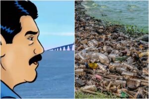 Maduro se valió de un nuevo video de Súper Bigote para culpar a las sanciones por la contaminación del lago de Maracaibo (+Video)
