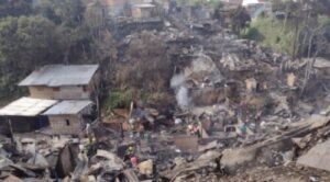 Más 250 familias damnificadas deja voraz incendio en Colombia