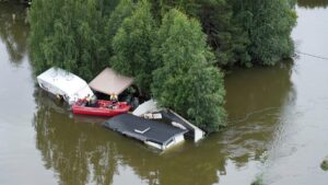 Miles de personas evacuadas en Noruega por las históricas inundaciones provocadas por las fuertes lluvias