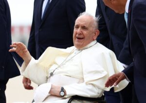 El papa Francisco en Lisboa, Portugal, 2 de agosto de 2023. REUTERS/Pedro Nunes