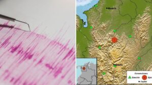 Temblor de 4,5 sacude el centro de Colombia