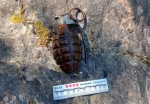Un bañista halla una granada en el río de la Noguera Pallaresa en Lleida