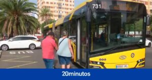 Un hombre agrede a un conductor de autobús en Canarias
